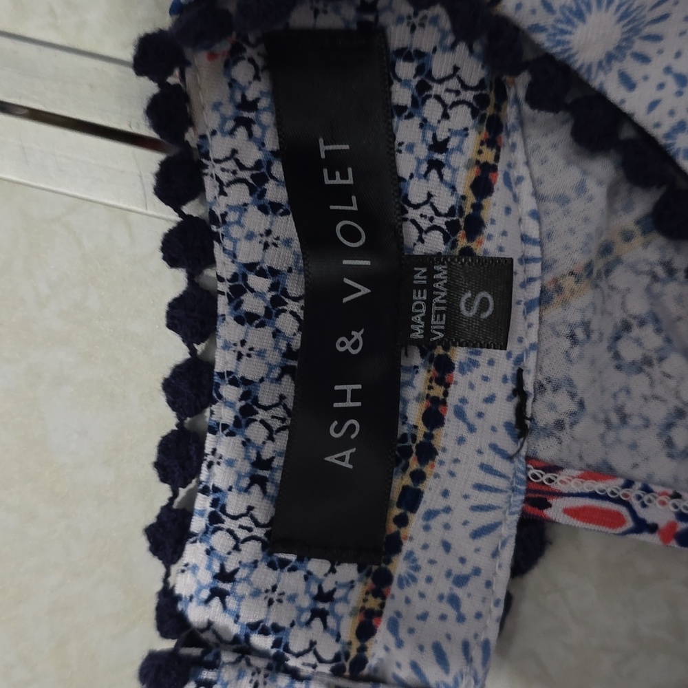 Ash & Violet Multicolor Multi Pattern Dress Size Small - Picture 6 of 11
